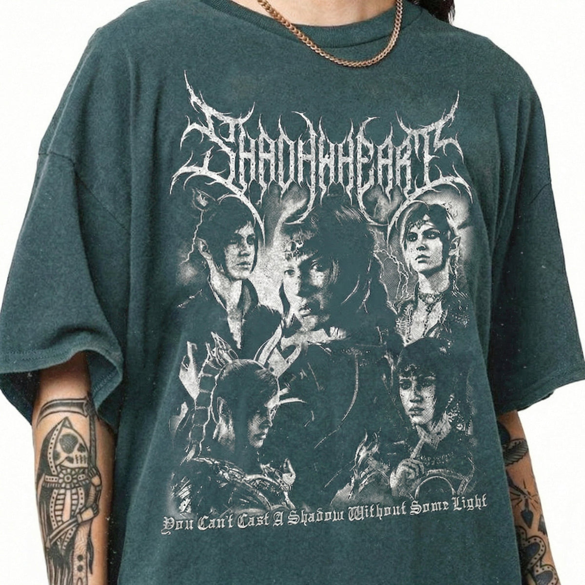 Limited Shadowheart Dark Fantasy Black Metal Vintage product image 5