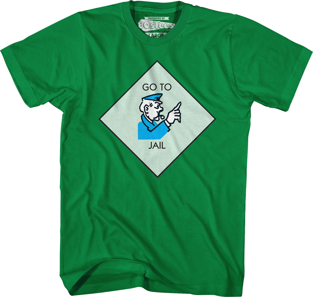 Go To Jail Monopoly T-Shirt product image 9