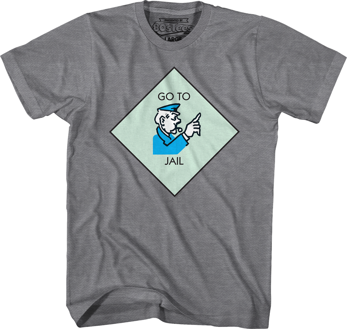 Go To Jail Monopoly T-Shirt product image 8