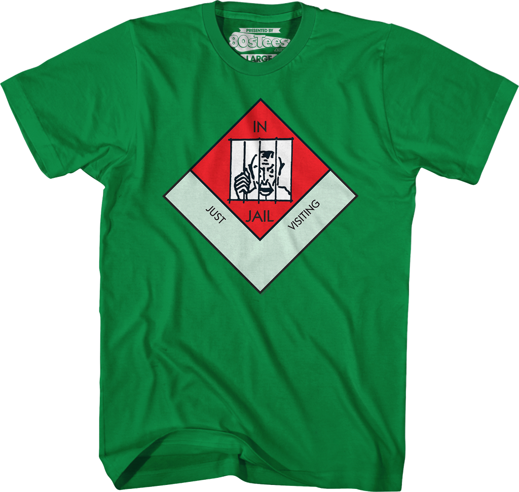 In Jail/Just Visiting Monopoly T-Shirt product image 9