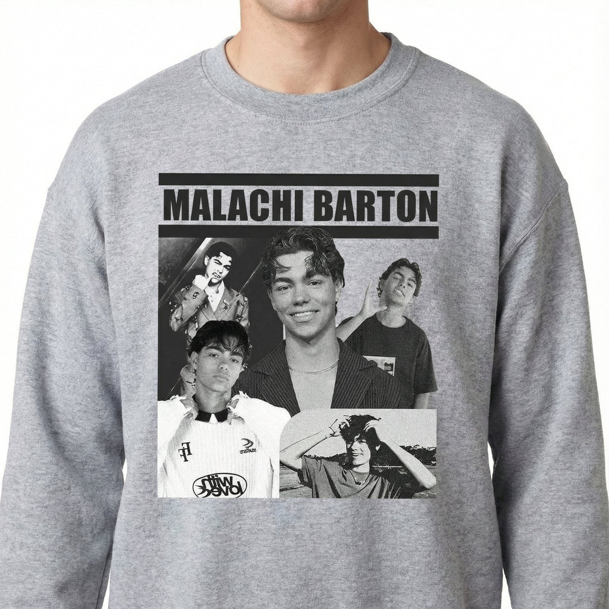 Malachi Barton Vintage 90s Style Graphic T-Shirt – Retro product image 3