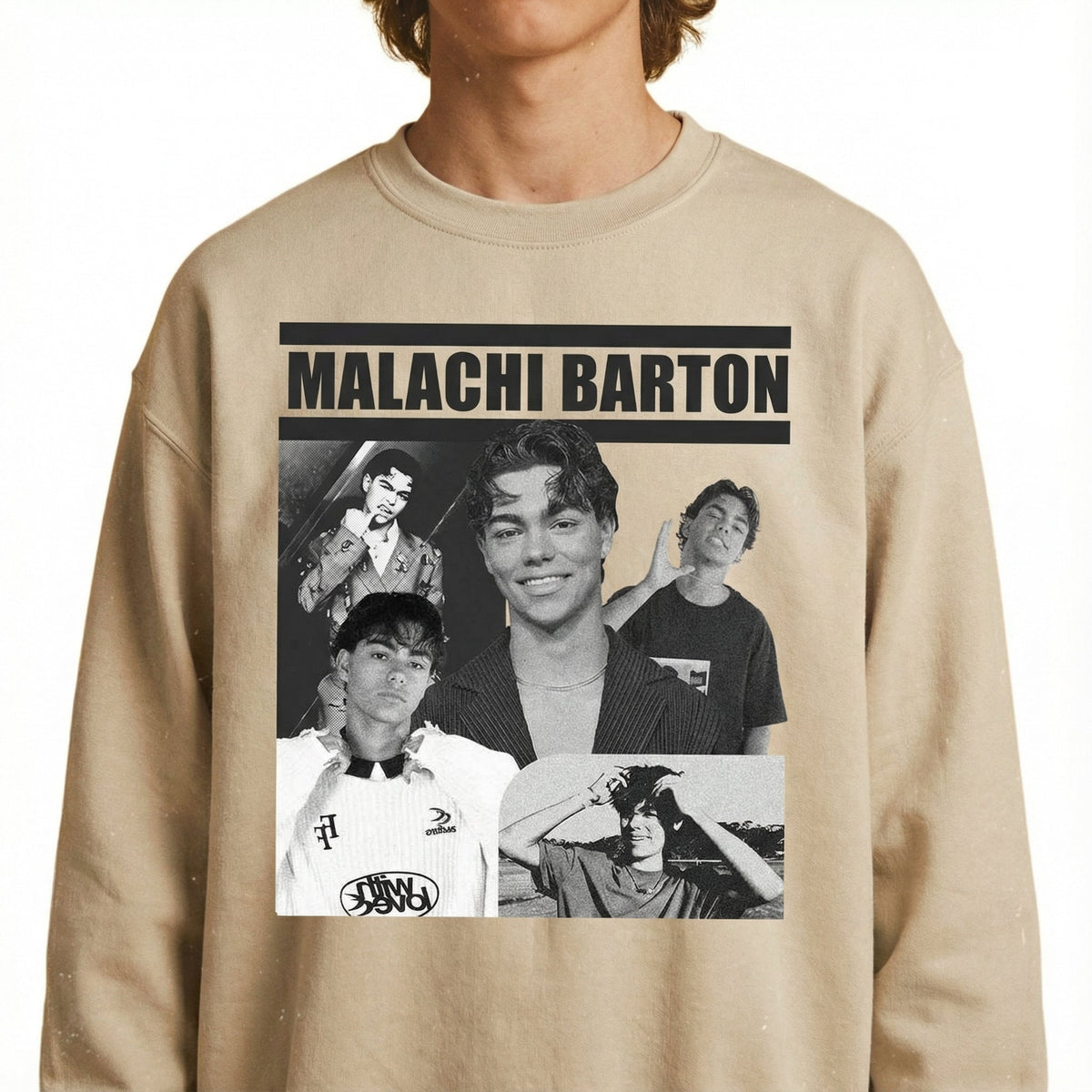 Malachi Barton Vintage 90s Style Graphic T-Shirt – Retro product image 4