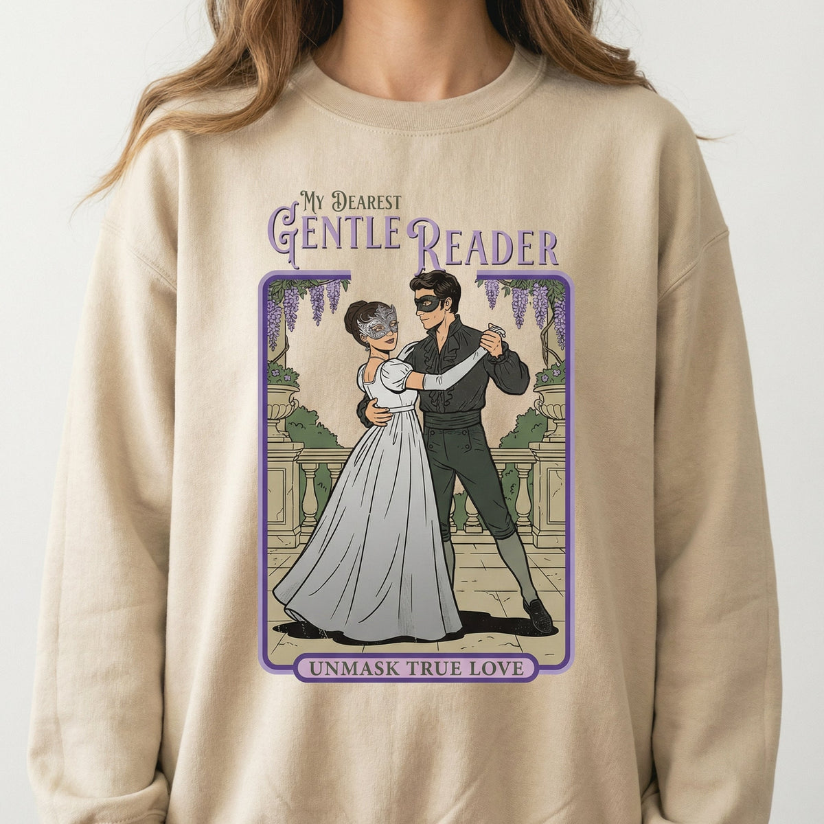 Masquerade Ball Regency Romance Graphic T-Shirt – Masked product image 3