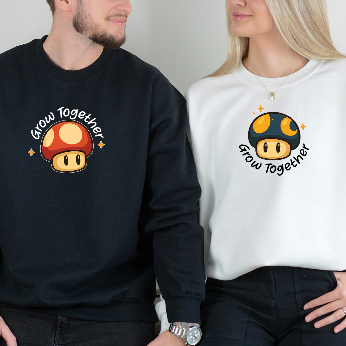 Mushroom Power Matching Hoodies For Couples product image 4
