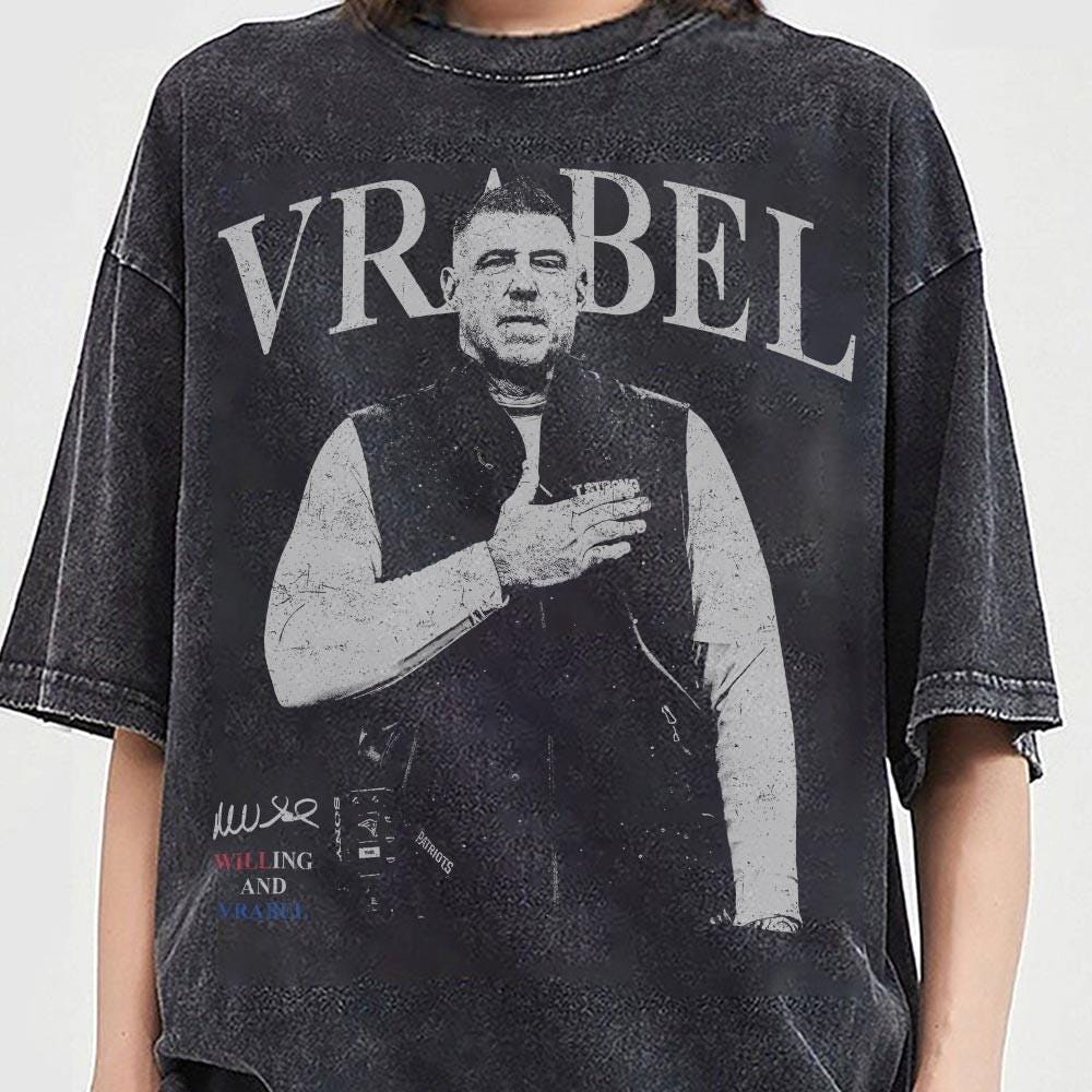 New England Vintage Football Coach Vrabel Graphic T-Shirt – product image 5
