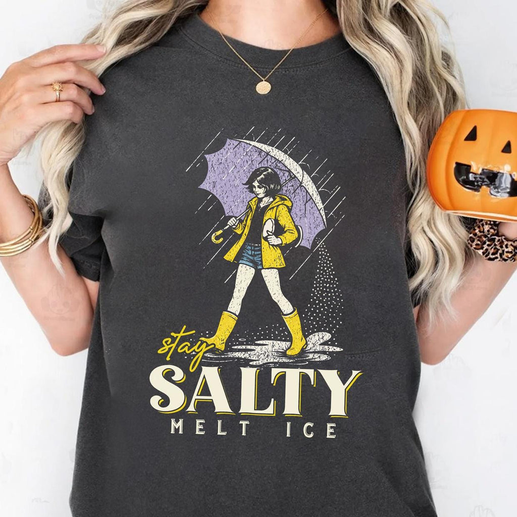 No ICE Stay Salty Political Graphic Tee – Social Justice product image 3