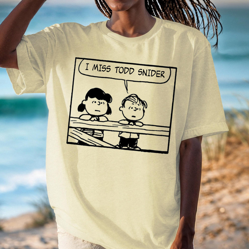 Peanuts x Todd Snider Inspired T-Shirt – I Miss Americana product image 2