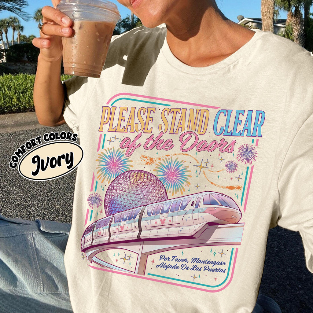 Please Stand Clear Of The Doors Shirt – Magic Monorail Tee product image 7
