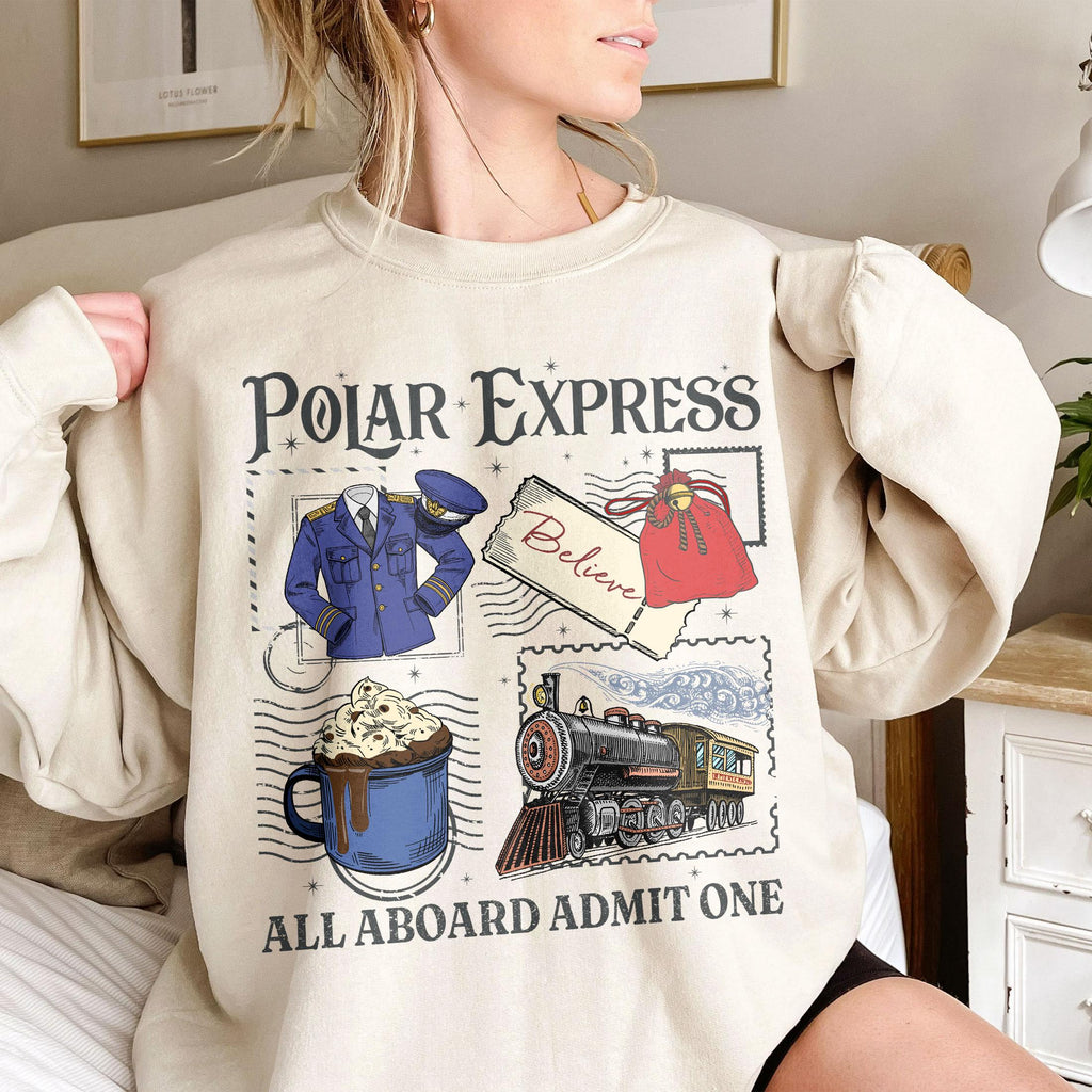 Polar Express Believe Christmas Shirt – 90s Holiday Movie – product image 1