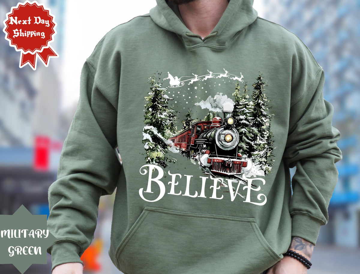 Polar Express Sweatshirt – Christmas Believe Sweater – product image 5