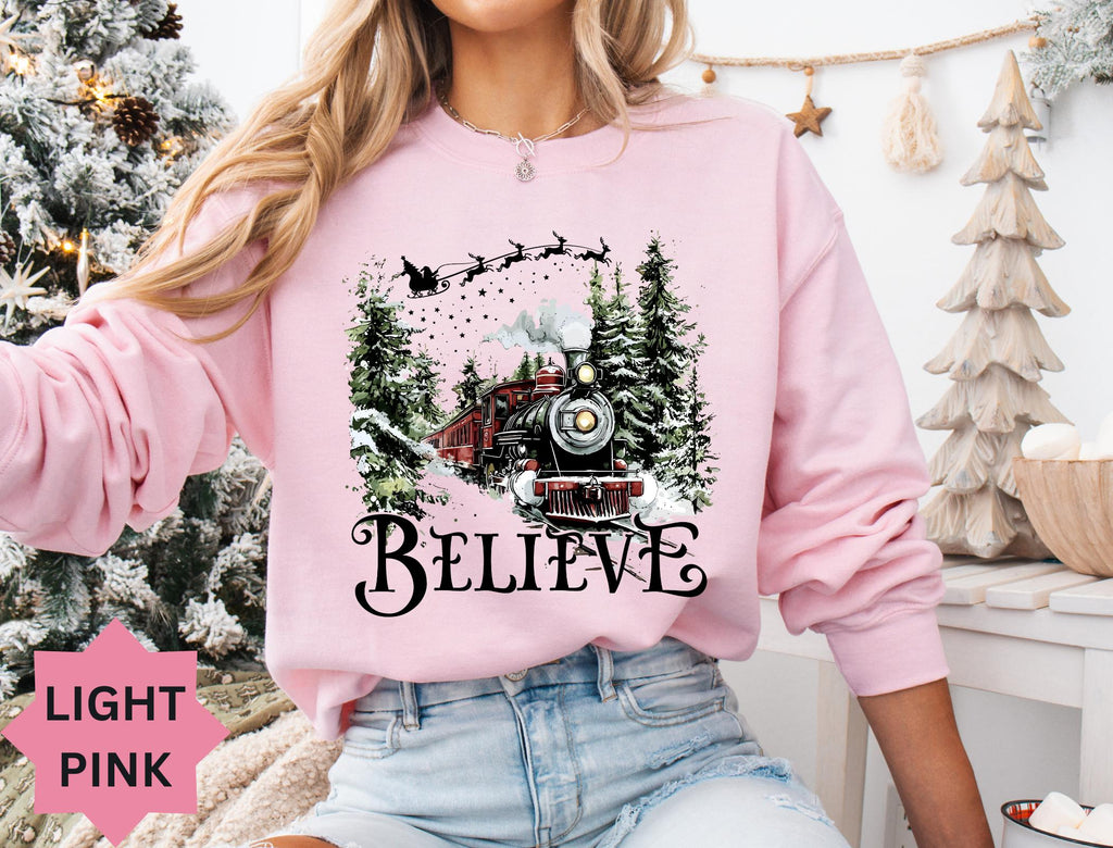Polar Express Sweatshirt – Christmas Believe Sweater – product image 4