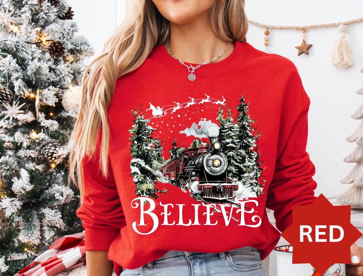 Polar Express Sweatshirt – Christmas Believe Sweater – product image 3