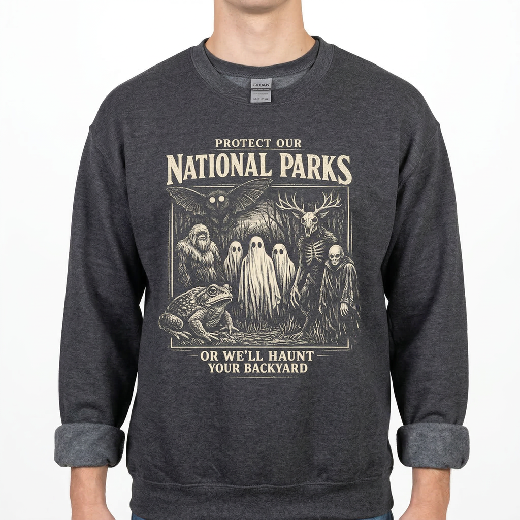 Protect Our National Parks T-Shirt, Cryptid Tee, Bigfoot product image 2