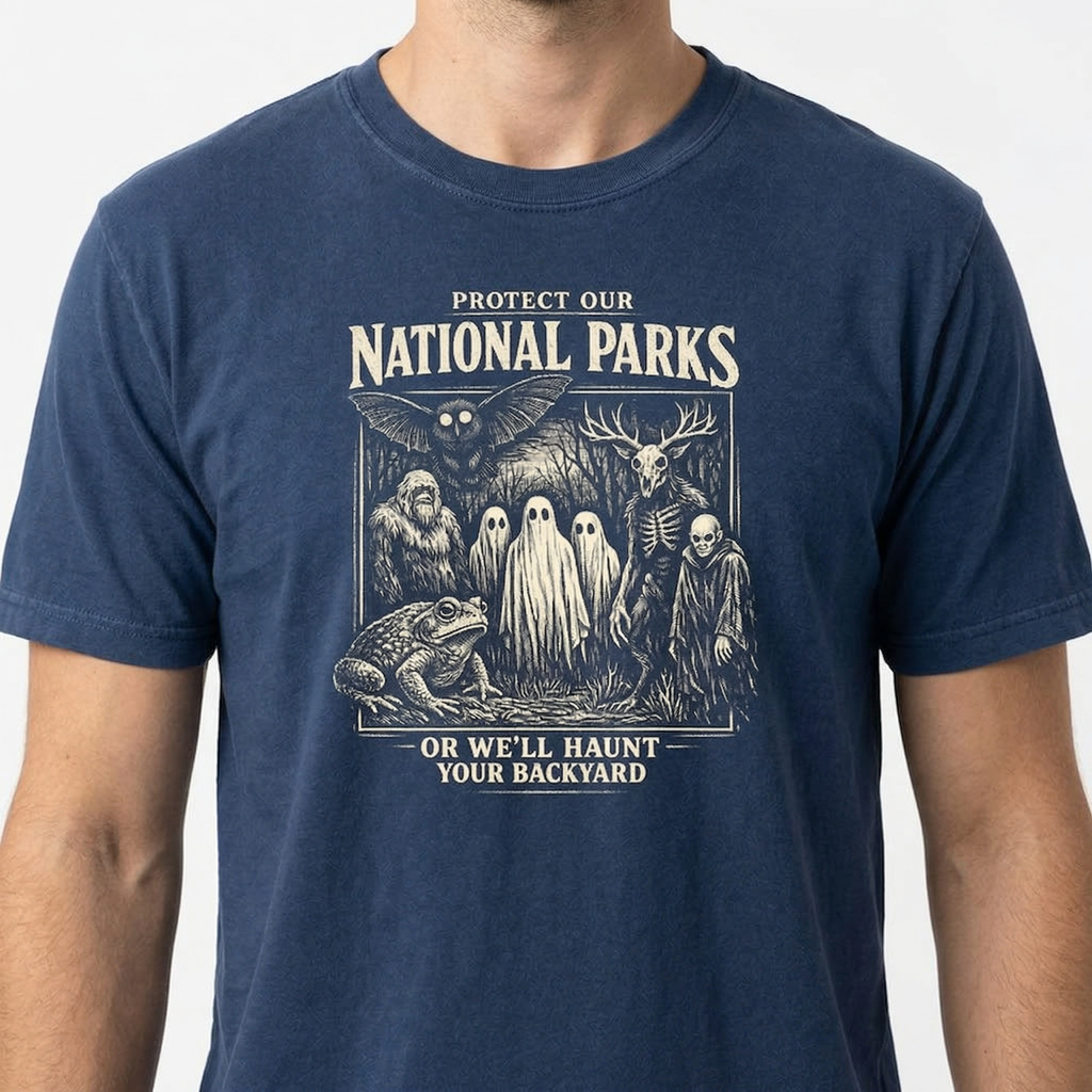 Protect Our National Parks T-Shirt, Cryptid Tee, Bigfoot product image 4