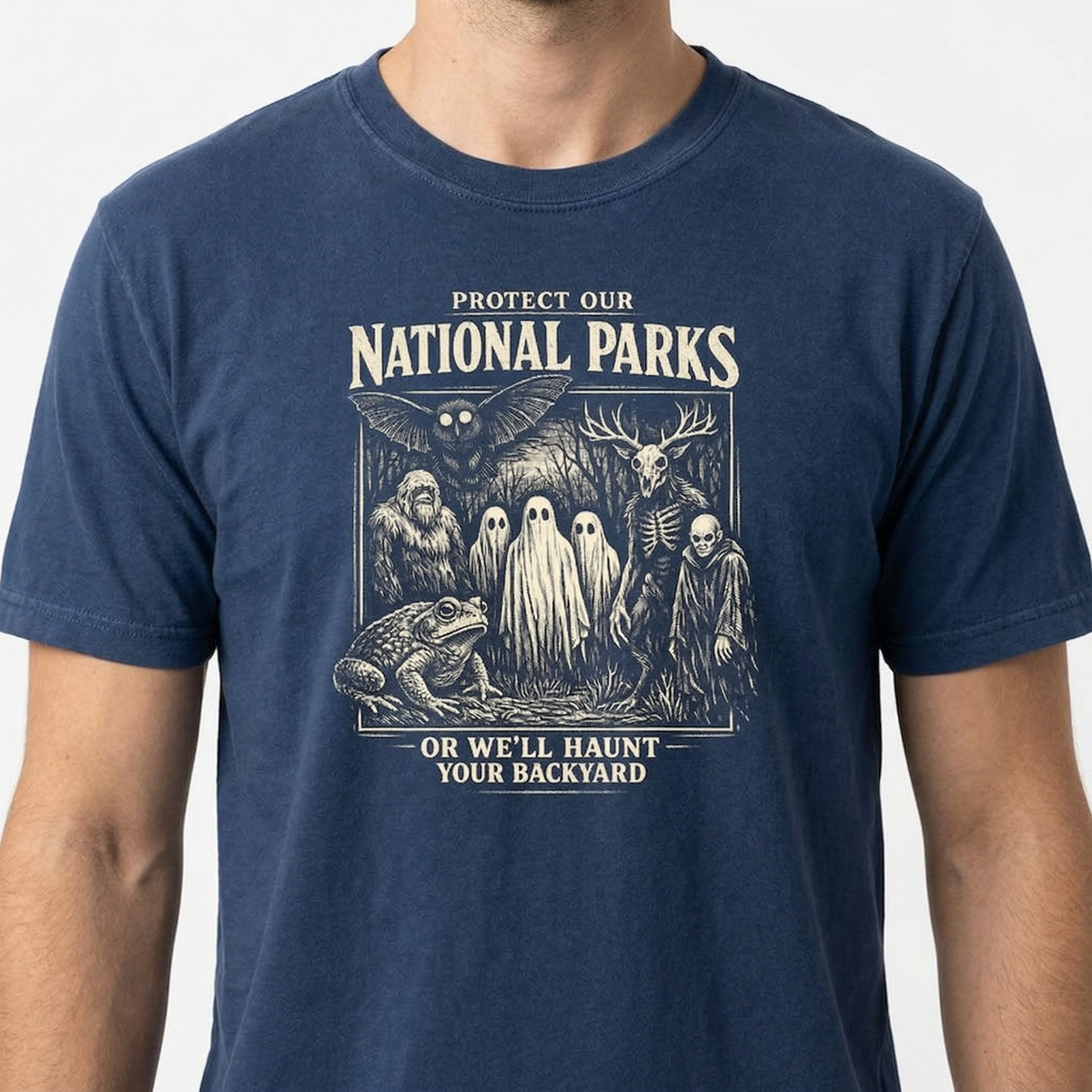 Protect Our National Parks T-Shirt, Cryptid Tee, Bigfoot product image 4