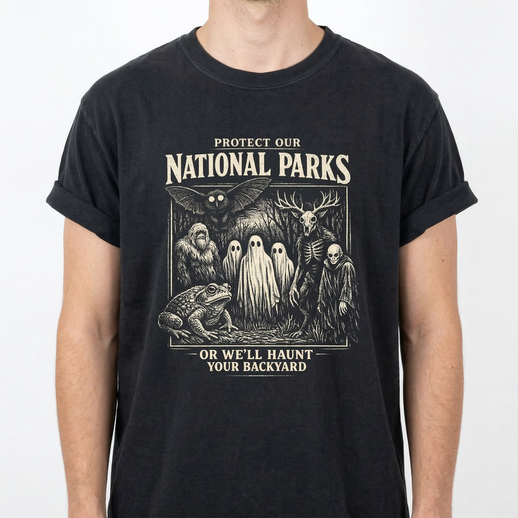 Protect Our National Parks T-Shirt, Cryptid Tee, Bigfoot product image 5