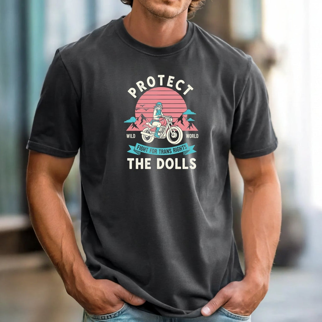Protect the Dolls T-Shirt - Support Trans Rights Graphic Tee product image 3