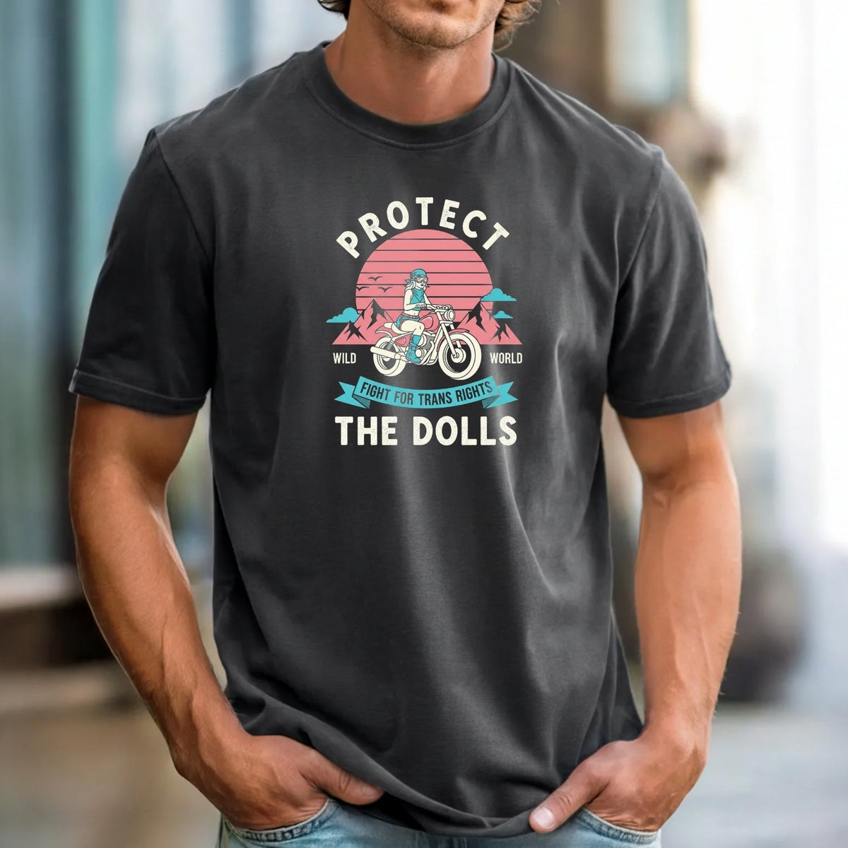 Protect the Dolls T-Shirt - Support Trans Rights Graphic Tee product image 3