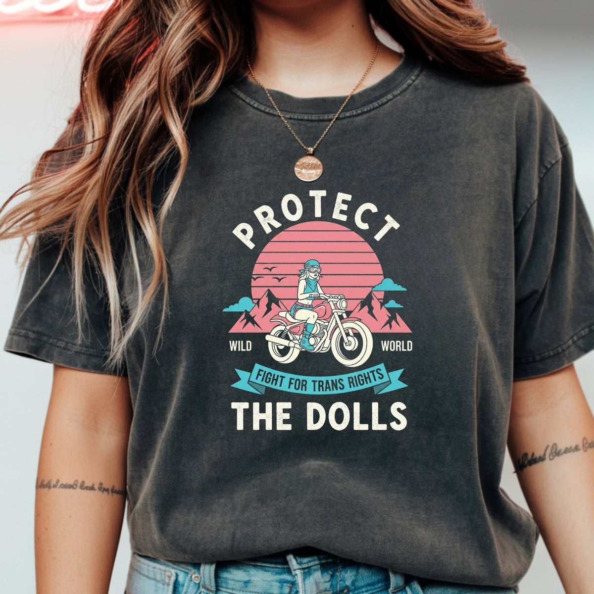 Protect the Dolls T-Shirt - Support Trans Rights Graphic Tee product image 1