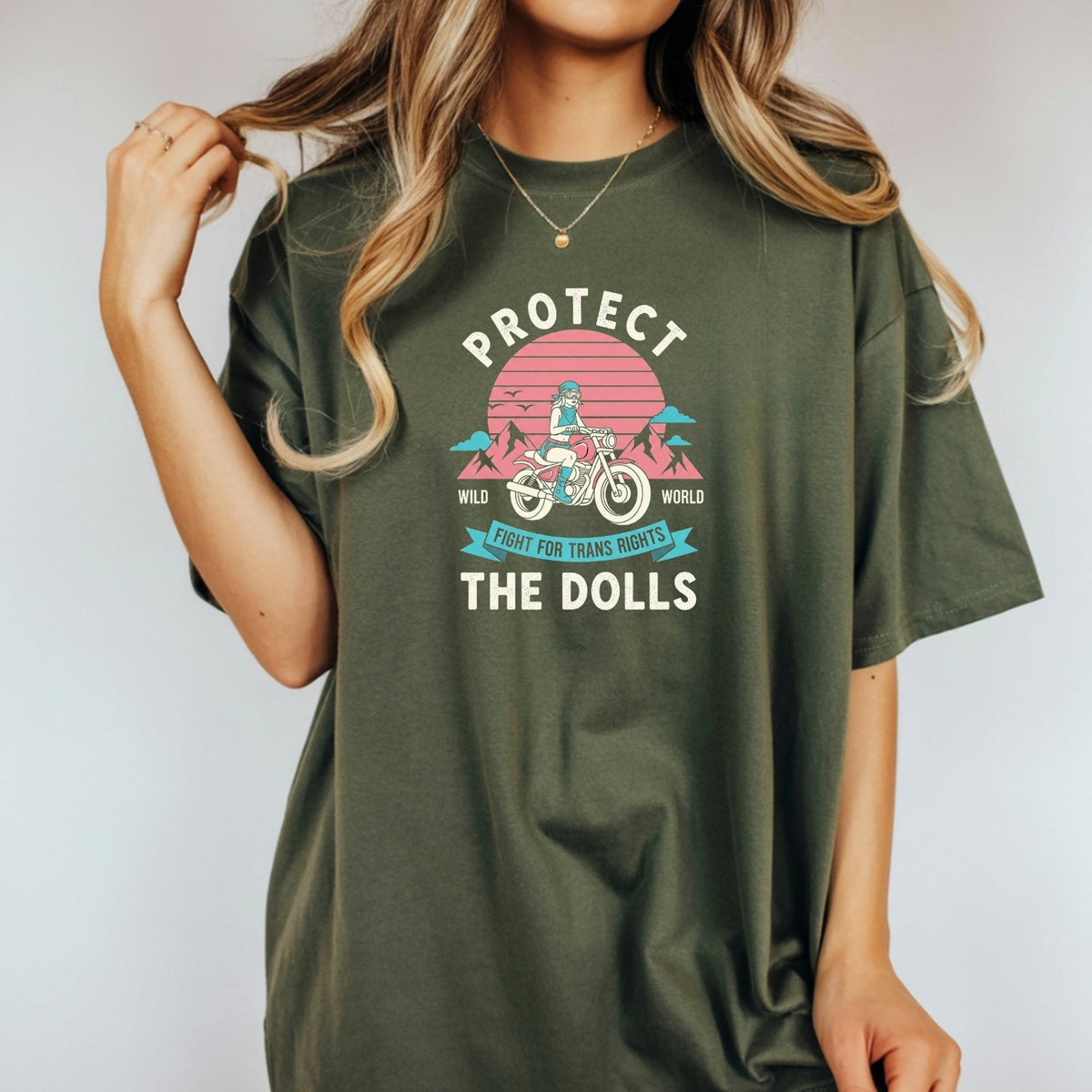 Protect the Dolls T-Shirt - Support Trans Rights Graphic Tee product image 8