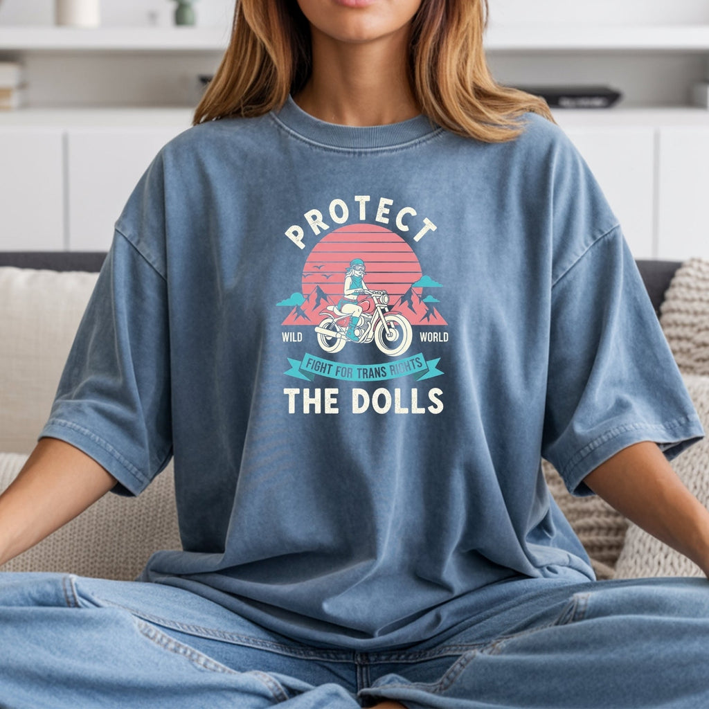 Protect the Dolls T-Shirt - Support Trans Rights Graphic Tee product image 9