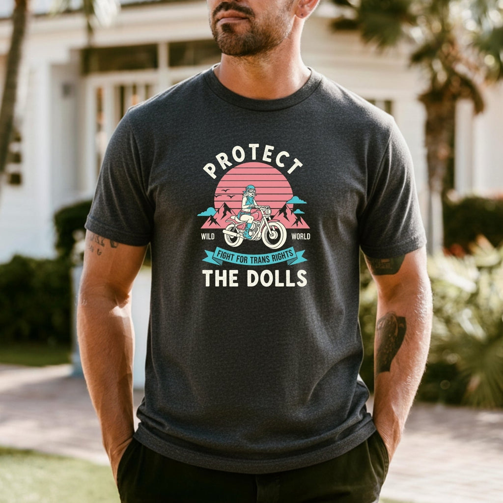 Protect the Dolls T-Shirt - Support Trans Rights Graphic Tee product image 13