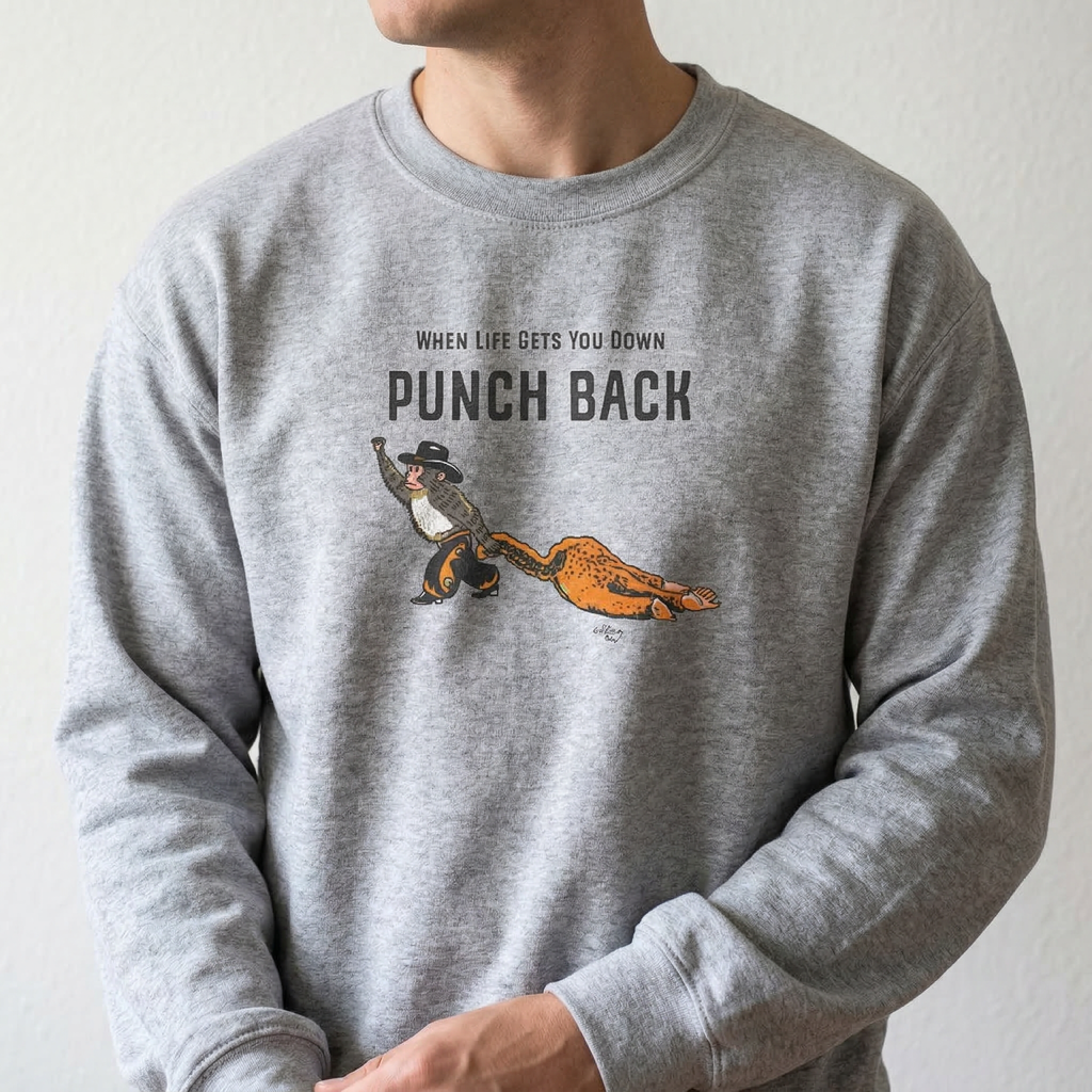 Punch Monkey Cowboy Cowgirl Shirt – Funny Western Animal product image 2