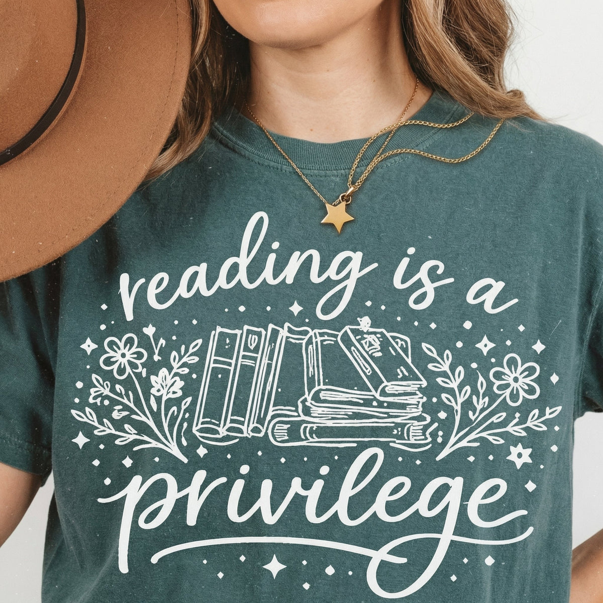 Reading Is a Privilege Graphic T-Shirt - Book Humor Tee product image 6