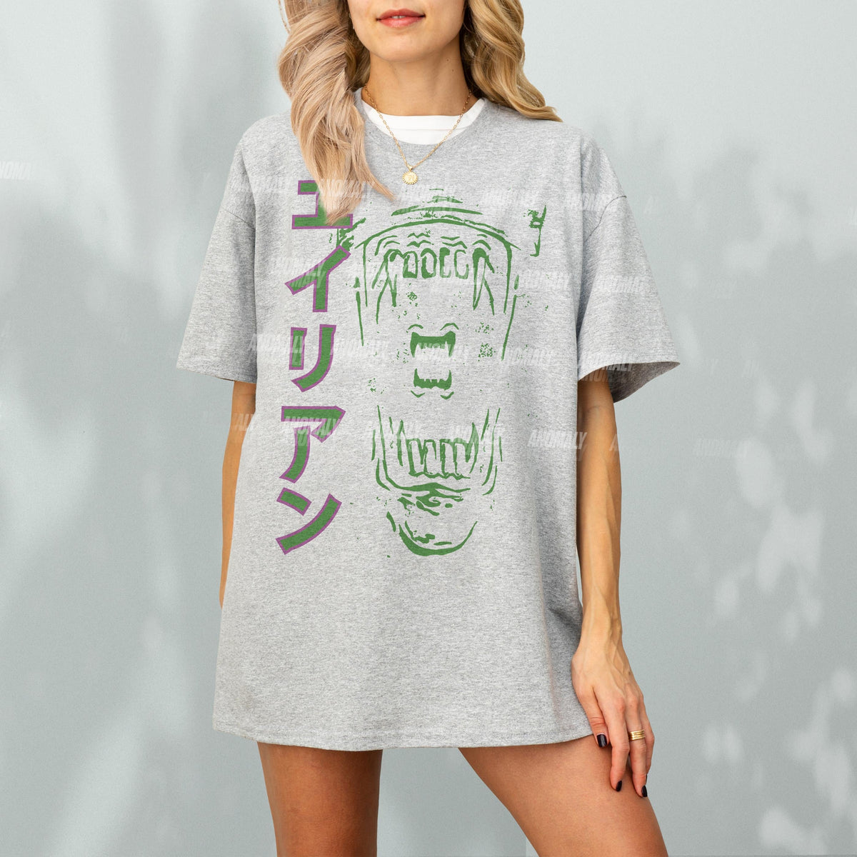 Retro Alien Xenomorph T-Shirt – Japanese Horror Movie product image 7
