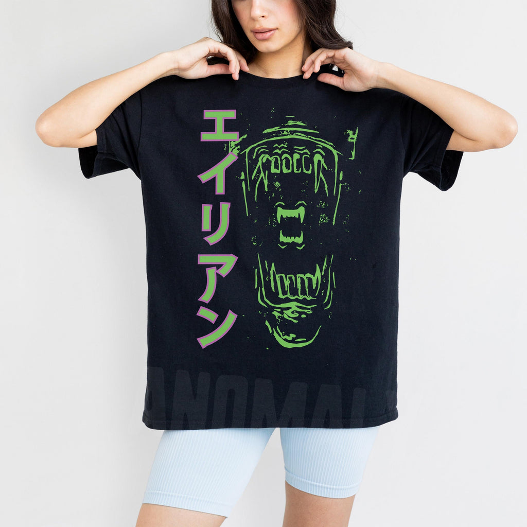 Retro Alien Xenomorph T-Shirt – Japanese Horror Movie product image 8