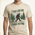 Retro Bigfoot Dad Graphic T-Shirt - Funny Humor Tee product image 1