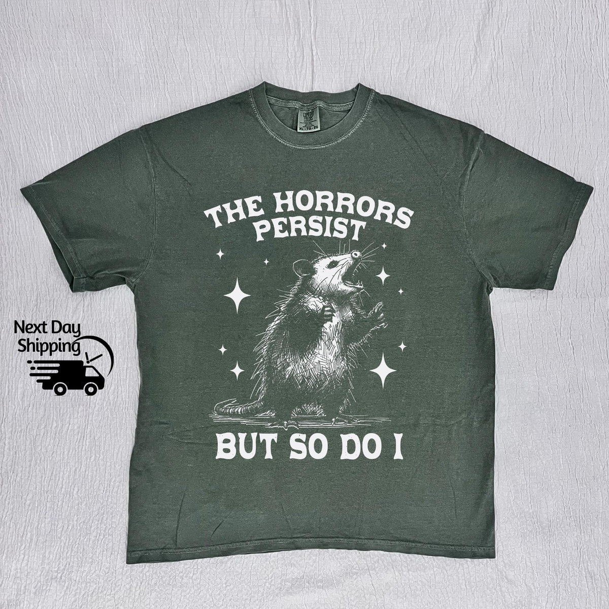 Retro Funny Possum Graphic T-Shirt - Vintage 90s Humor Tee product image 3