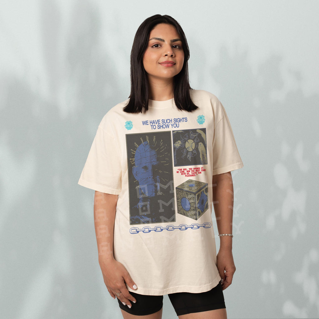 Retro Hell Horror Movie T-Shirt – 80s Pin-Head Inspired product image 4