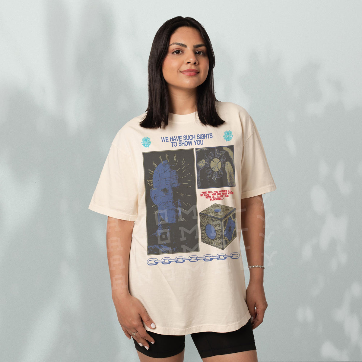 Retro Hell Horror Movie T-Shirt – 80s Pin-Head Inspired product image 4