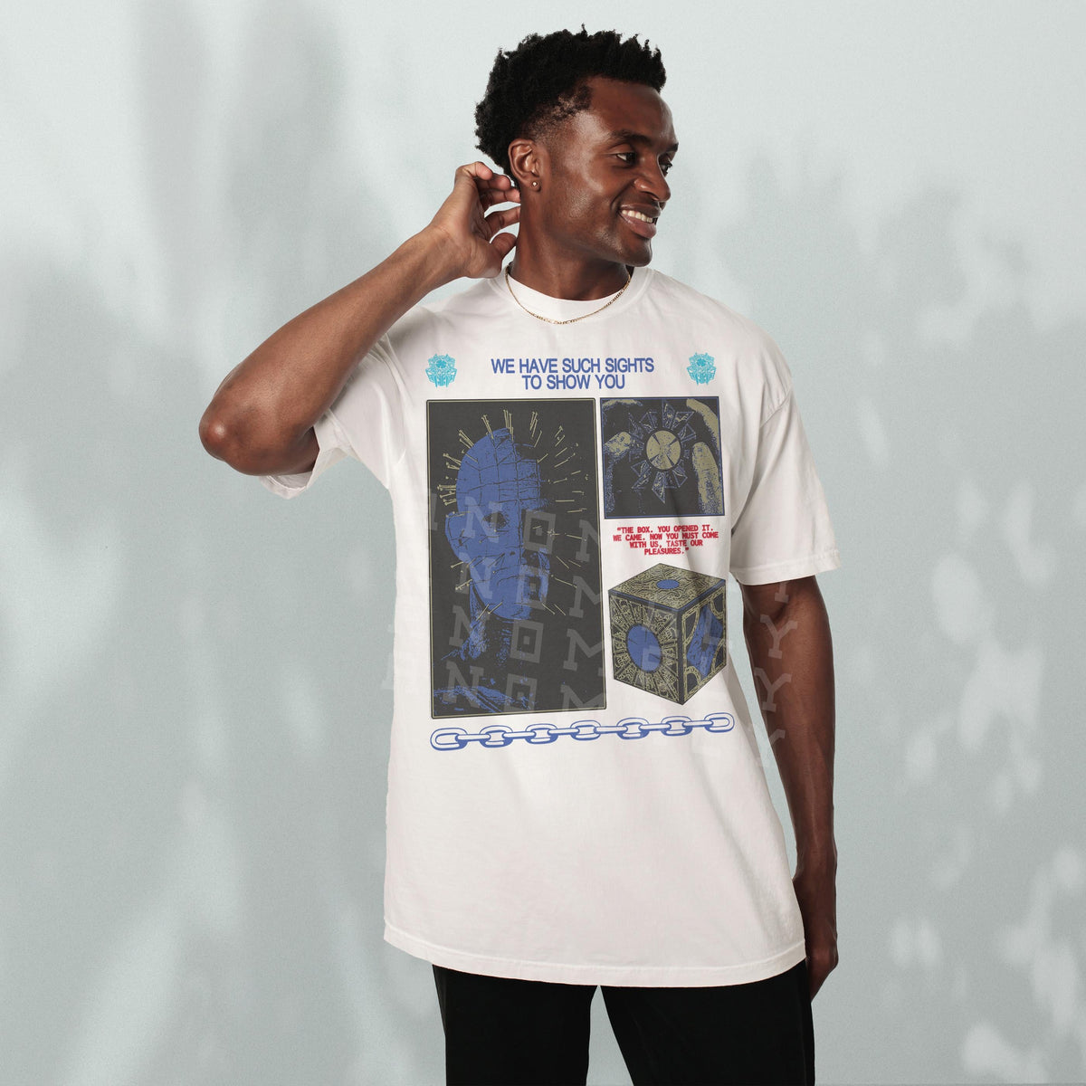 Retro Hell Horror Movie T-Shirt – 80s Pin-Head Inspired product image 5