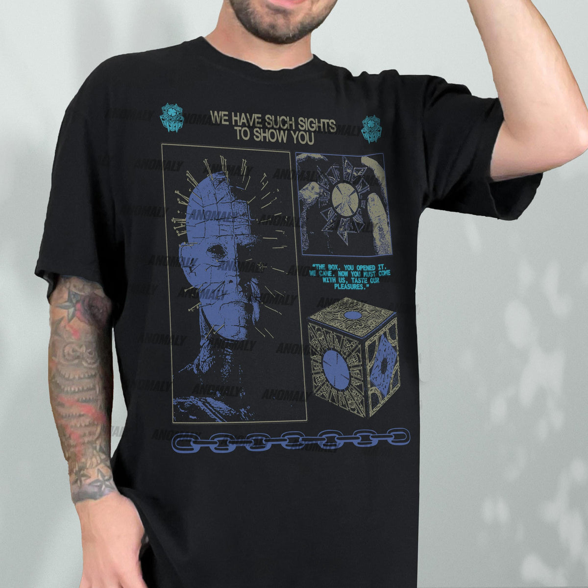 Retro Hell Horror Movie T-Shirt – 80s Pin-Head Inspired product image 6