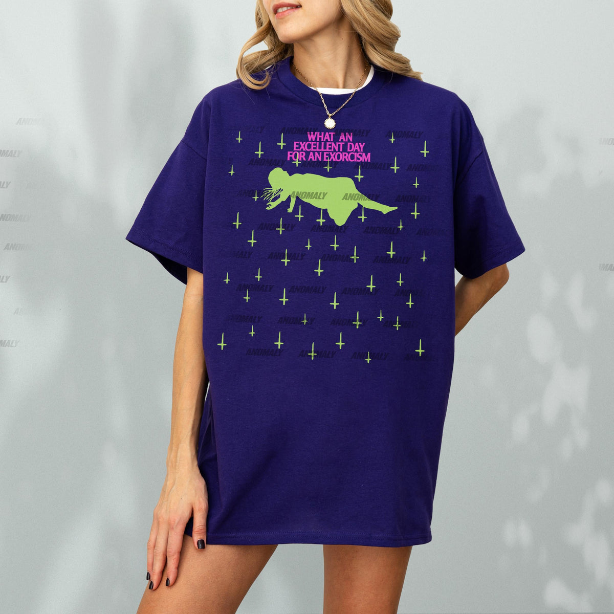 Retro Horror Movie Graphic Tee – Exorcism Scene Gothic product image 7