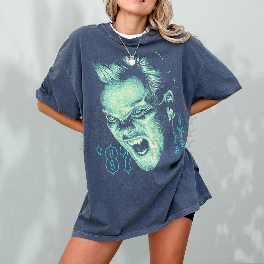 Retro Lost Vampire Movie Graphic Tee – Comfort Colors 80s product image 7