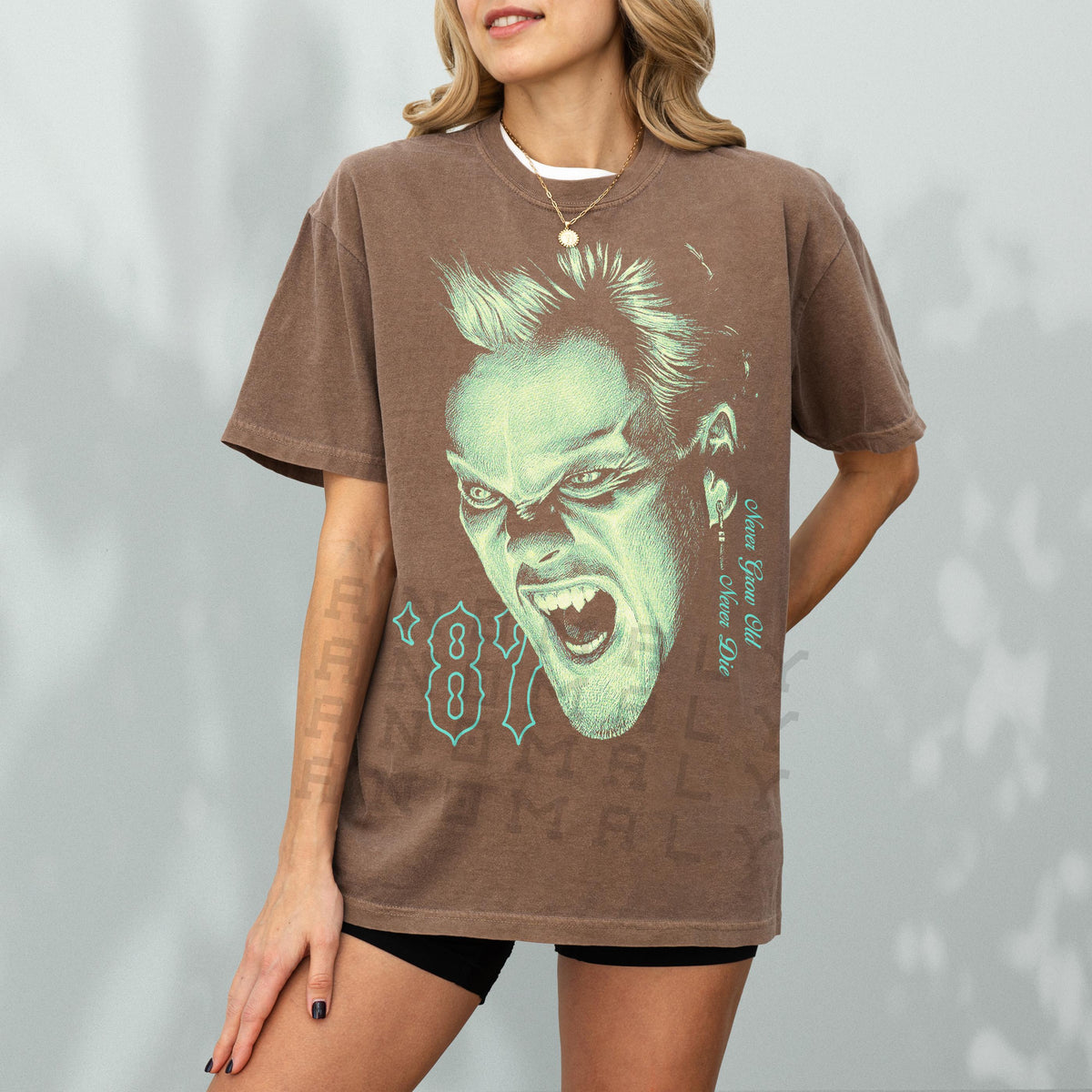 Retro Lost Vampire Movie Graphic Tee – Comfort Colors 80s product image 8