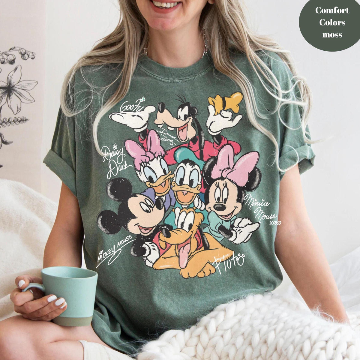 Retro Mouse Friends Signatures Tee – Magical Character product image 7