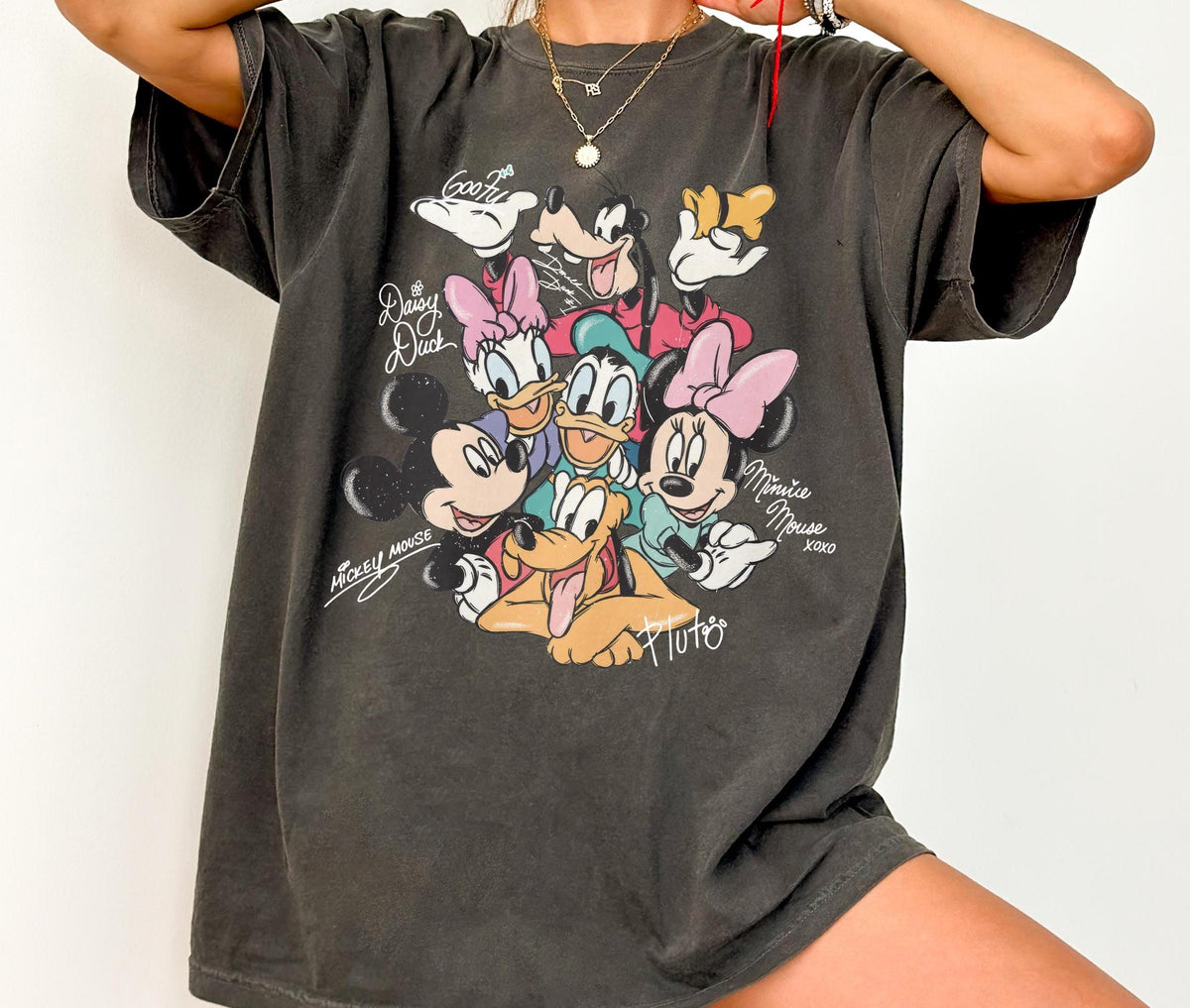 Retro Mouse Friends Signatures Tee – Magical Character product image 6