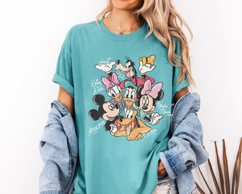 Retro Mouse Friends Signatures Tee – Magical Character product image 8