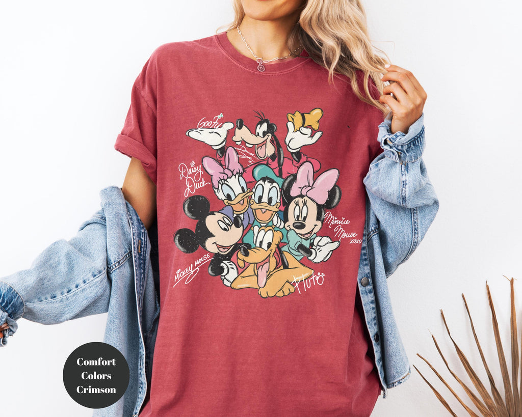 Retro Mouse Friends Signatures Tee – Magical Character product image 2