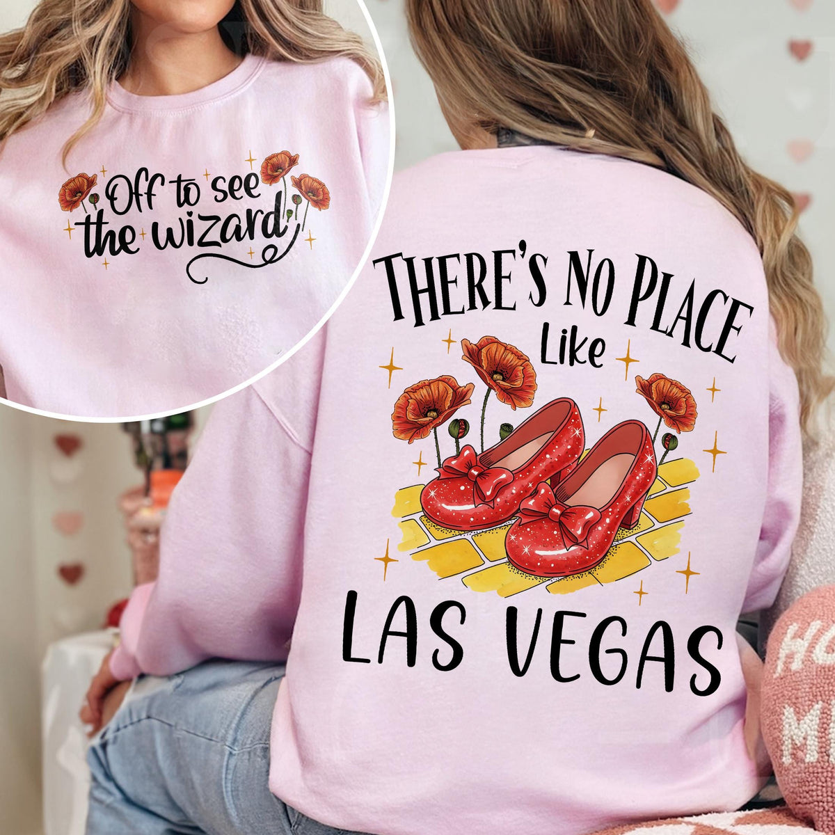 Retro Off to See the Wizard Sweatshirt – No Place Like Las product image 4