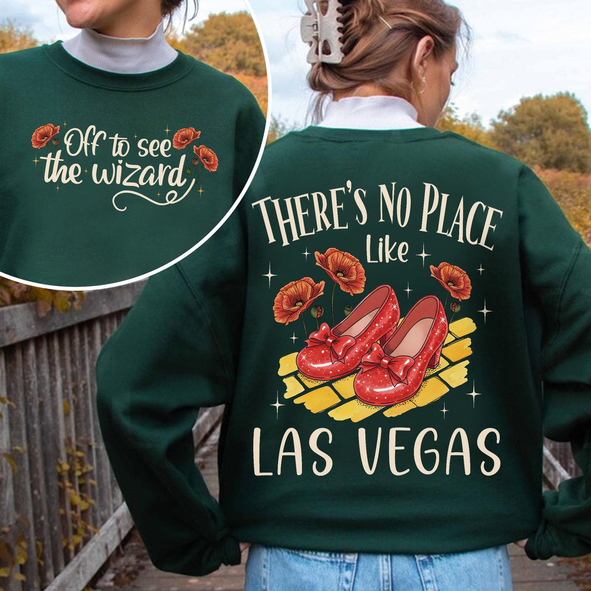 Retro Off to See the Wizard Sweatshirt – No Place Like Las product image 2