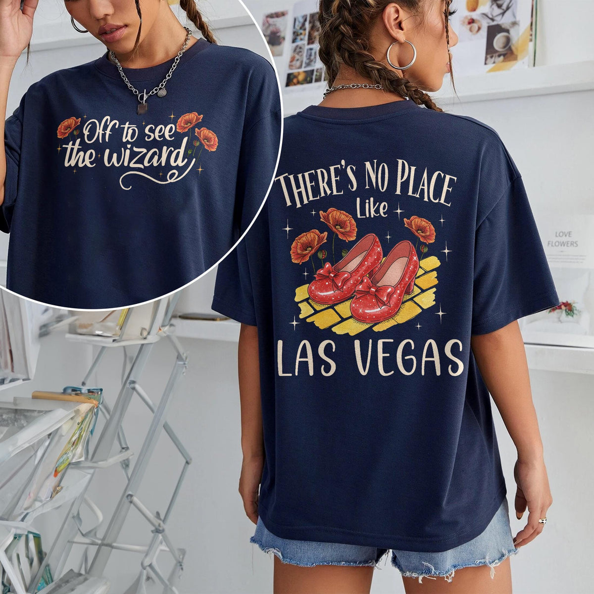 Retro Off to See the Wizard Sweatshirt – No Place Like Las product image 5