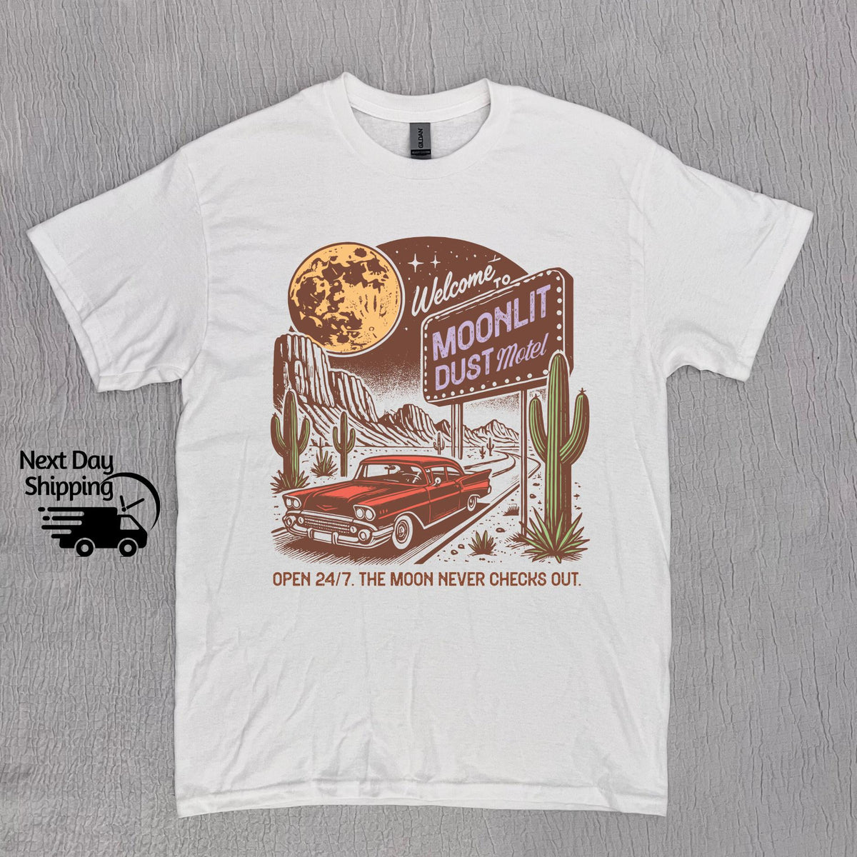 Retro Summer Desert Graphic T-Shirt - Vintage 90s Western product image 3