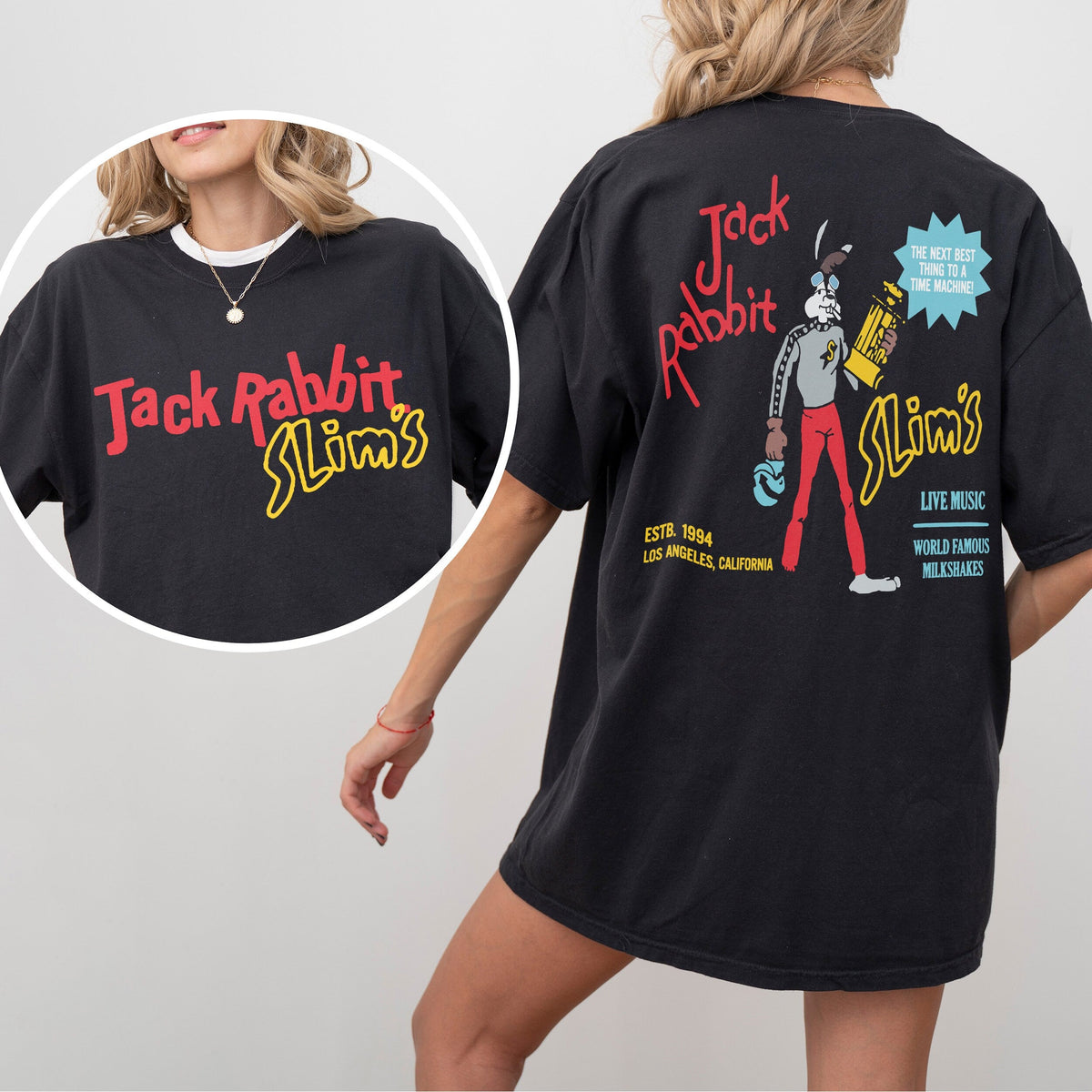 Retro Tarantino Movie T-Shirt – Vintage Jack Rabbit Slim’s product image 5