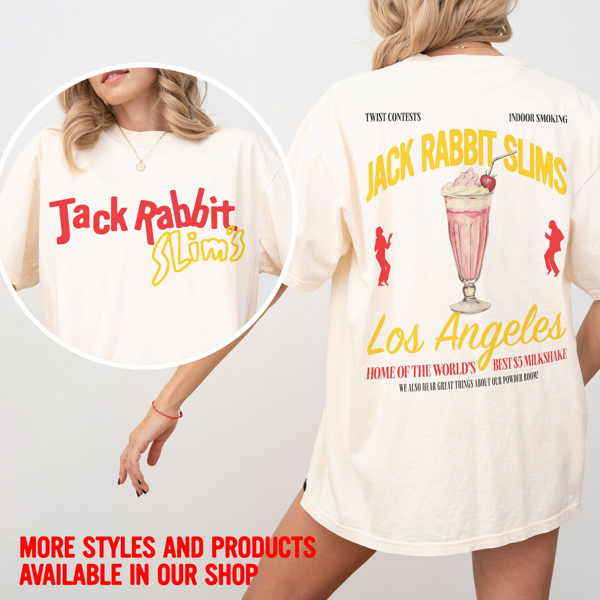 Retro Tarantino Movie T-Shirt – Vintage Jack Rabbit Slim’s product image 6