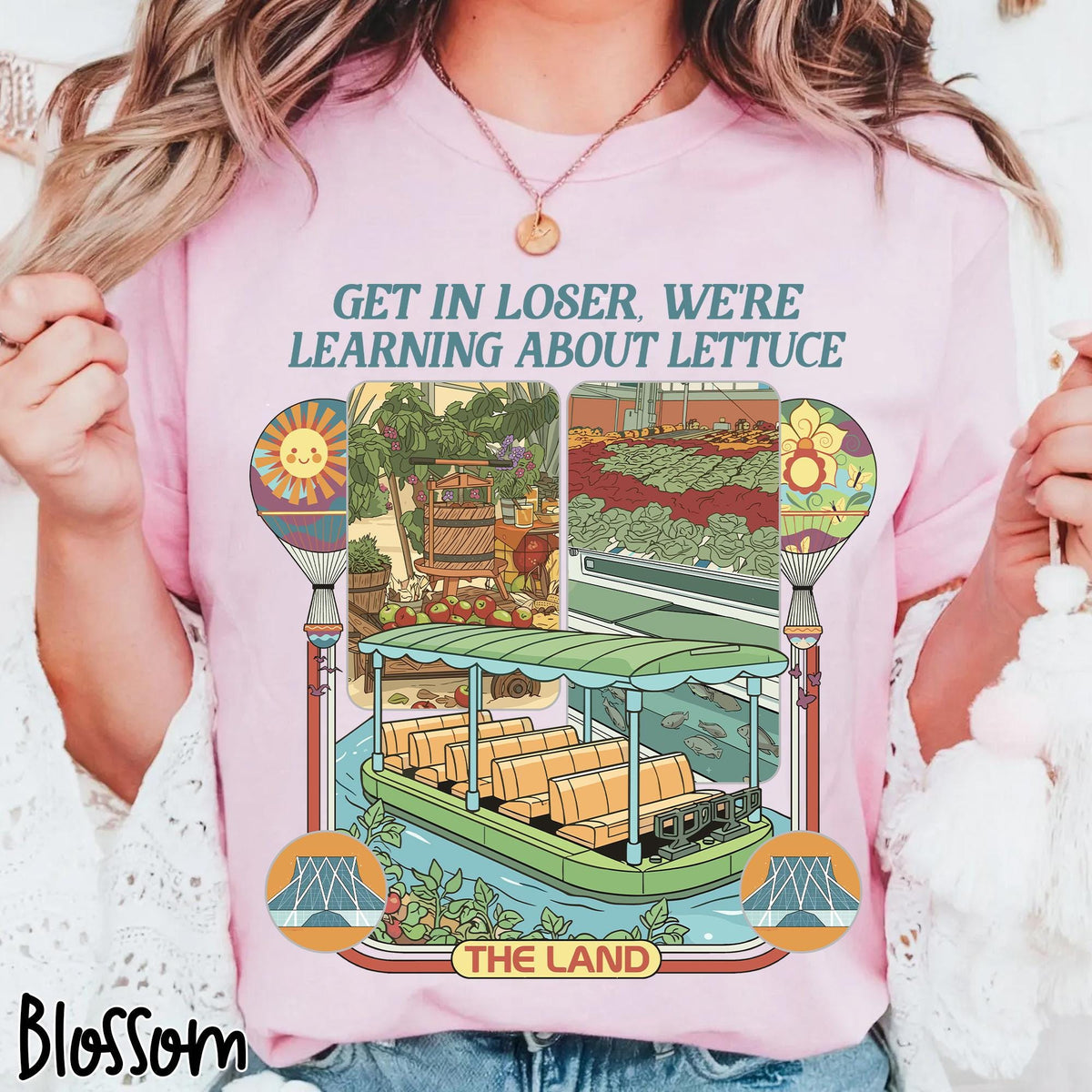 Retro Theme Park Farm Aesthetic T-Shirt – Funny Lettuce product image 3